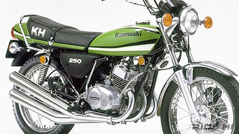 「ギャギャーーン！」「通称ケッチ」250ccで空冷3気筒、マッハの末弟250SS(KH250)は歴代人気機種だった
