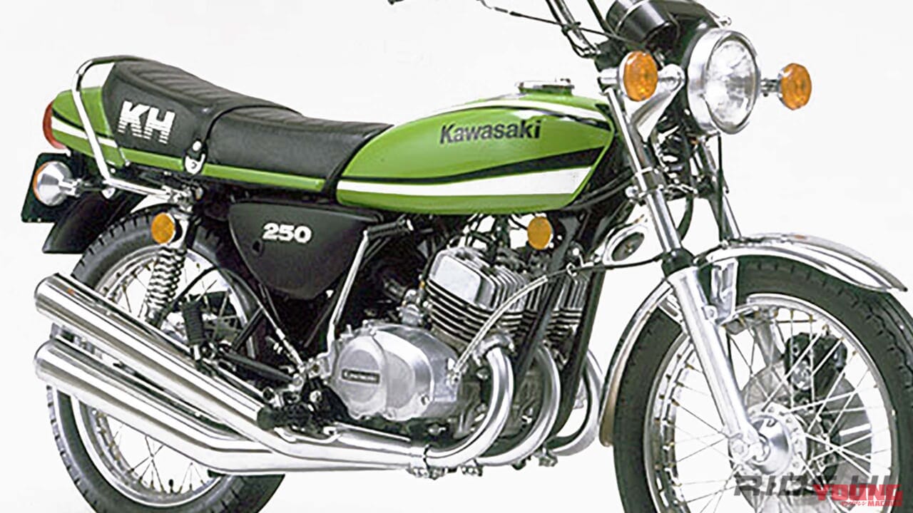 |「ギャギャーーン!」「通称ケッチ」250ccで空冷3気筒、マッハの末弟250SS(KH250)は歴代人気機種だった