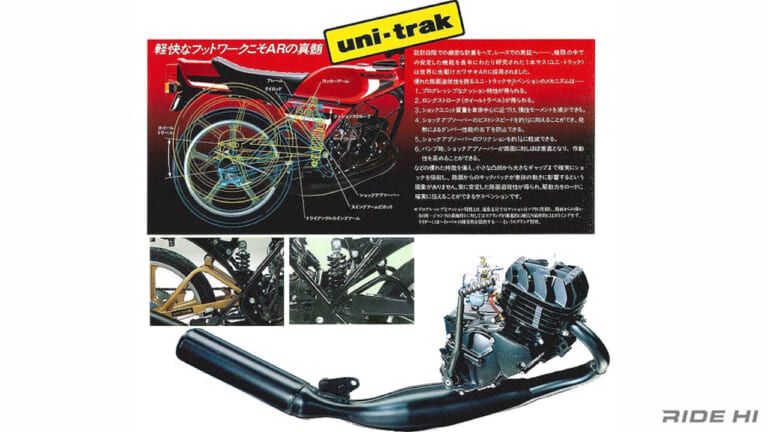 KAWASAKI AR50 1981～1988model｜カワサキ初の2スト50ccスポーツ！ “ゼロハン”時代の「AR50」はユニトラック採用