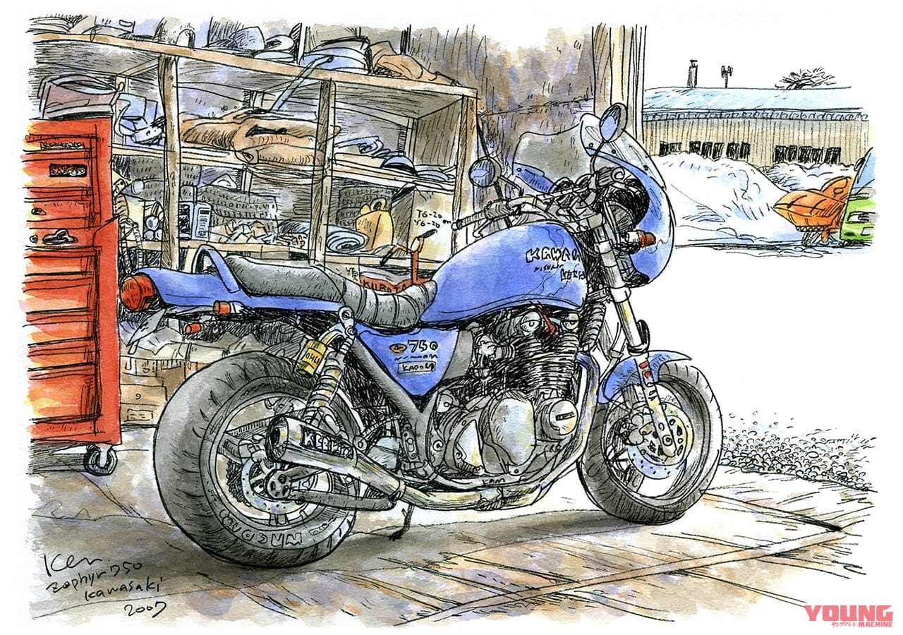 小川けんいち個展「MATO【的】~描かずにはいれない人たち~」|【バイクの絵が超イイ】「描かずにはいられない人たち」イラストレーター・小川けんいち展「MATO【的】」東京・上野で開催〈6/6-7〉