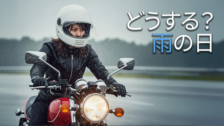 「梅雨でもバイク通勤/通学しなきゃ…」そんなときどうすれば安全? 気をつけるポイントと走り方を解説してみた