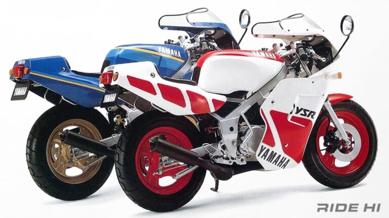 ガチ系のNSR50とは異なる遊び心があった！ ヤマハ「YSR50」はGPマシンカラーを楽しめたフルカウルのミニバイク
