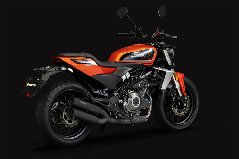 【トリックスター】ハーレーダビッドソンX350用政府認証スリップオンマフラーが登場!