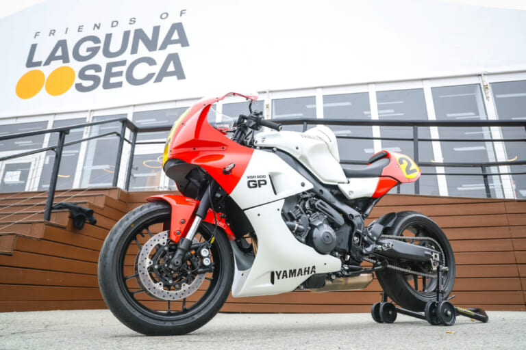 XSR900 GP｜ウェイン・レイニー｜【動画あり】ヤマハ新型「XSR900 GP Y-AMT」登場の前振り!? ウェイン・レイニーがラグナセカでパレードラップ！