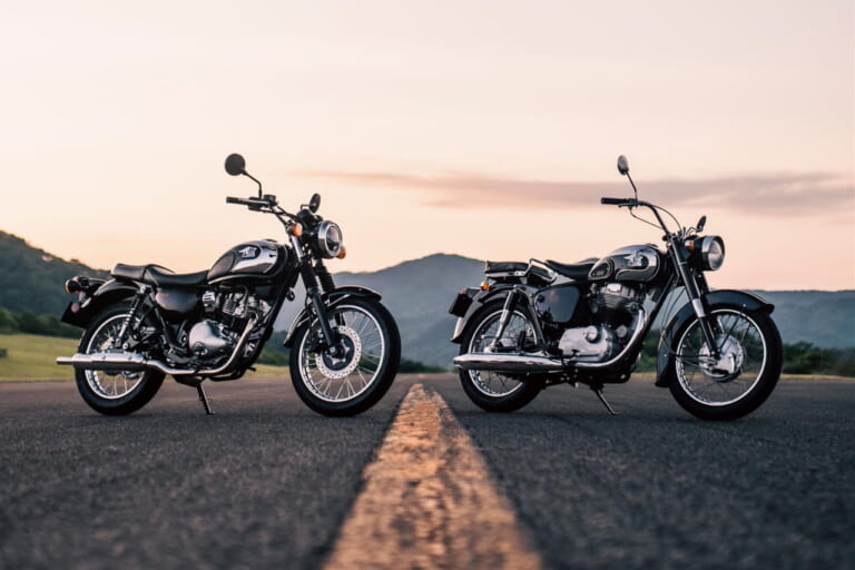 カワサキ|メグロS1|欧州仕様|2026年モデル|カワサキ「W230」「メグロS1」の2026年モデルが登場! W230はメッキフェンダーの新色マットグリーン採用【欧州】