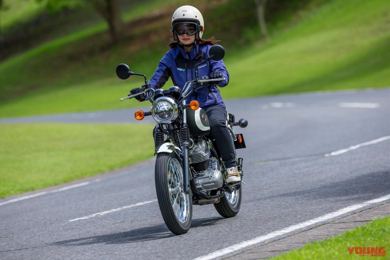 カワサキ|W230|欧州仕様|2026年モデル|カワサキ「W230」「メグロS1」の2026年モデルが登場! W230はメッキフェンダーの新色マットグリーン採用【欧州】