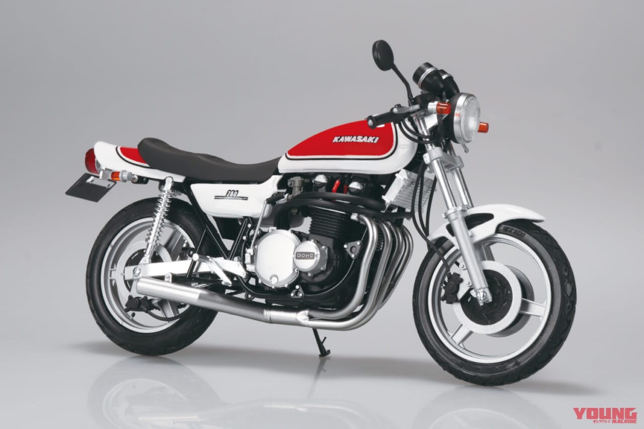 青島文化教材社 ザ☆バイク No. AI-01 1/12 あいつとララバイ ZII改 研二仕様|【あの日の横浜が蘇る】「いっけぇー! 俺のゼッツー!」アオシマ『あいつとララバイ ZII改 研二仕様』プラモで青春の疾走を再び体感せよ