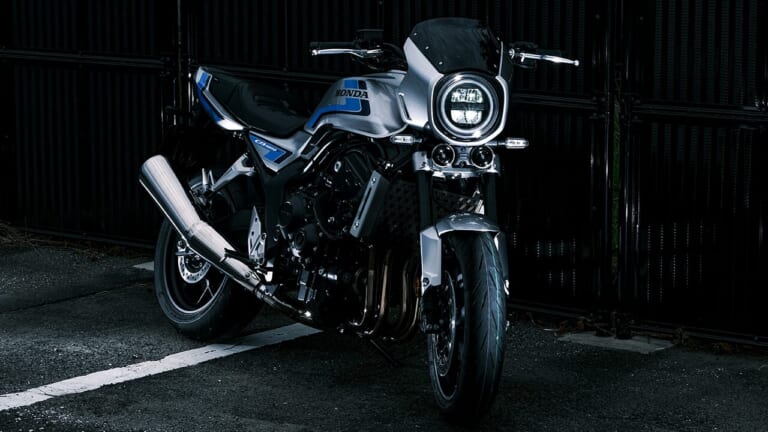 CB1000F SE コンセプト|「丸眼&角系カウルブーム来るか」ホンダCB1000F SE コンセプト初お披露目:アクセサリー&一部保安部品も判明/CB1000F コンセプトはカラバリ発表