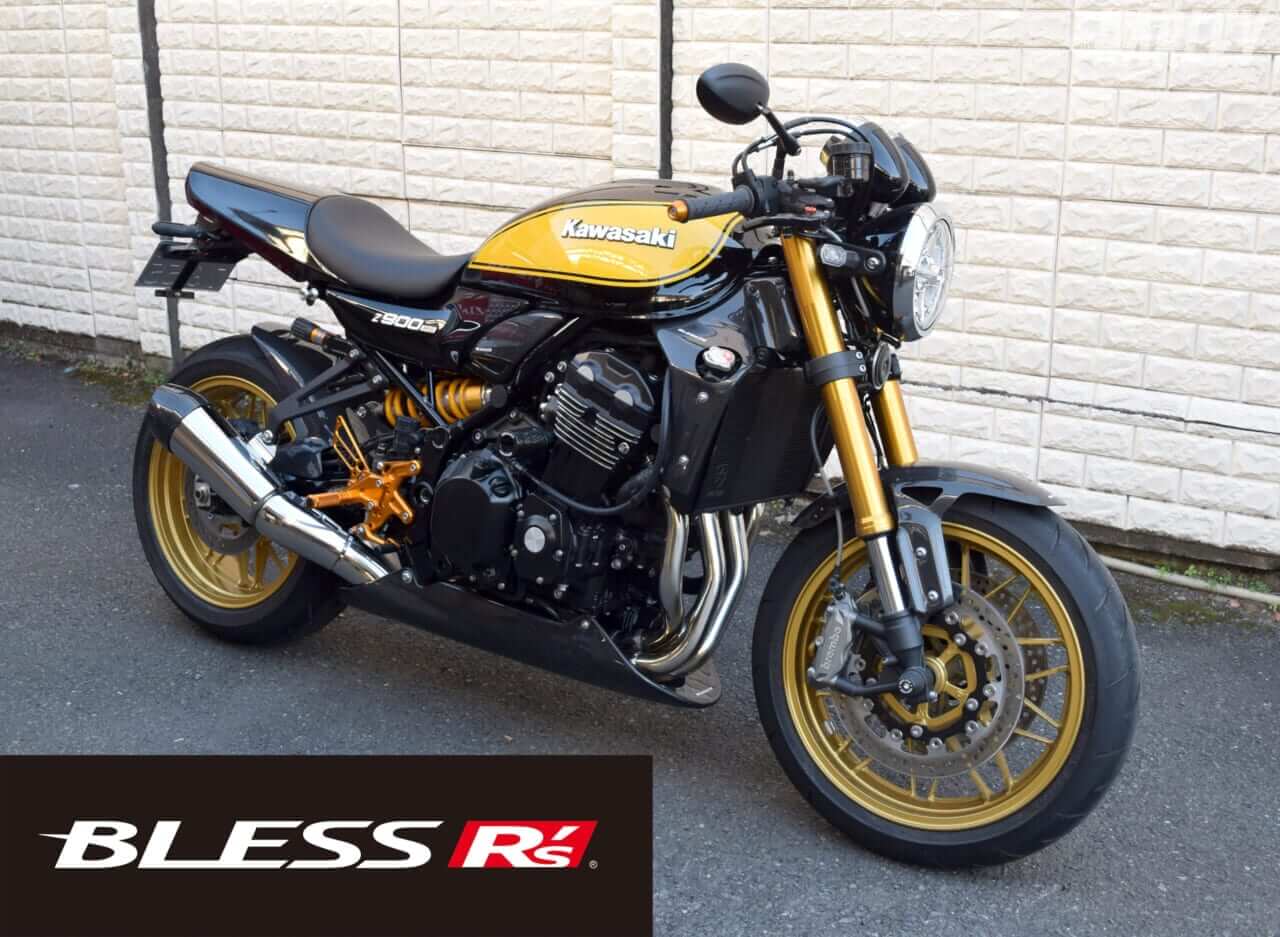 ブレスクリエイション｜作例｜[ハーレーカスタム] カーボン外装をまとったユーロピアンムードのX350〈BLESS CREATION〉