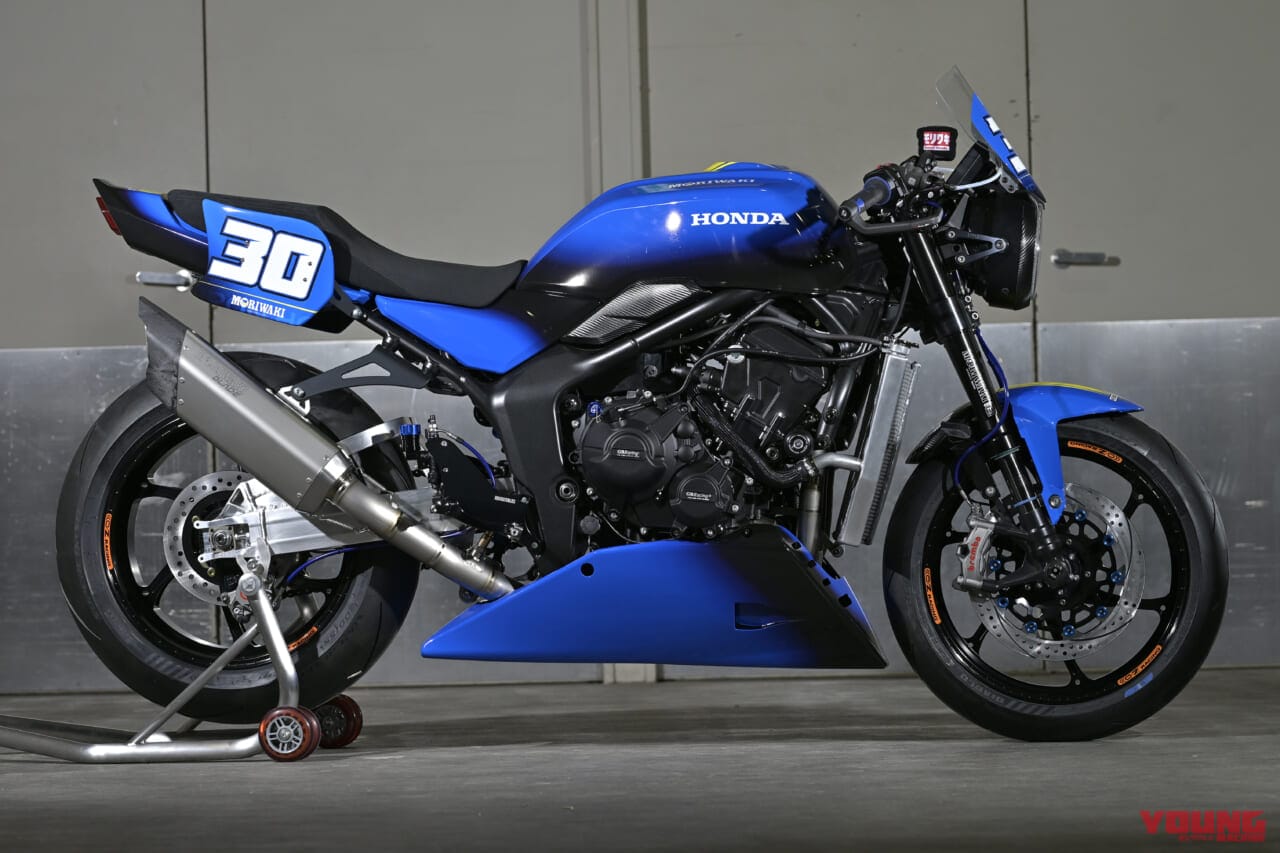 ｜「新生エフを早くもフルチューン!!」CB1000F コンセプト モリワキエンジニアリング〈MCショー展示モデル紹介〉