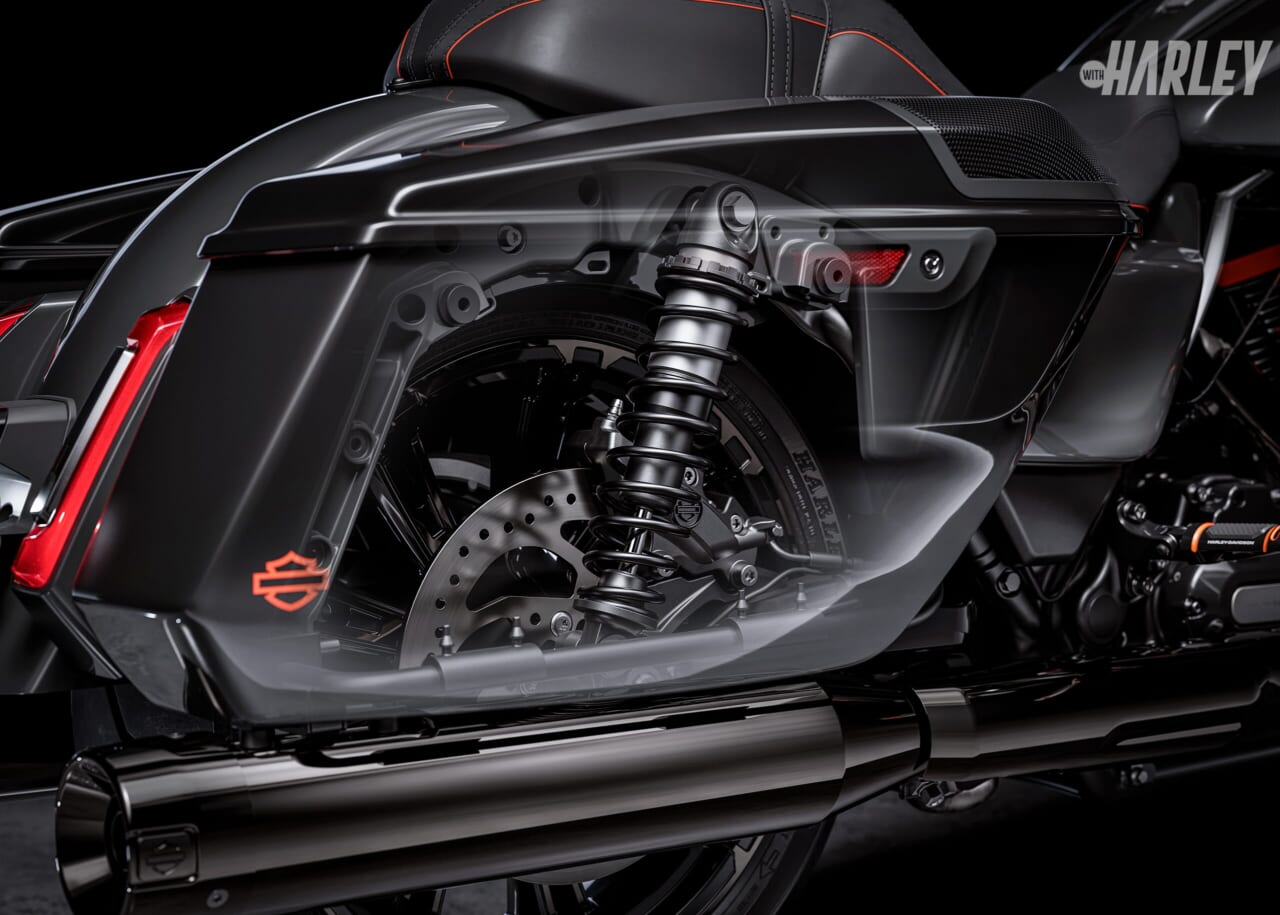 ハーレーダビッドソン｜CVO ストリートグライド｜リヤサスペンション｜【新型】2025 ハーレーダビッドソン CVOストリートグライド〈オールカラーラインナップ〉