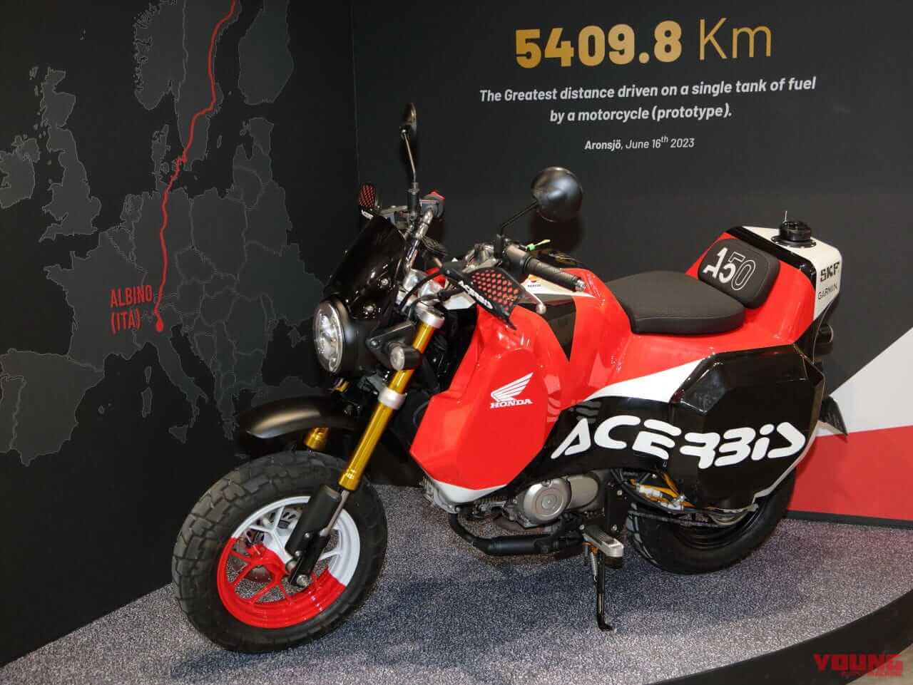 アチェルビス｜AC50｜2023年｜「待ってたやつ!!」ホンダ新『ゴリラ125 プロトタイプ』登場！ 鉄製ビッグタンクと鋲打ちシートでモンキー125が転生【海外】