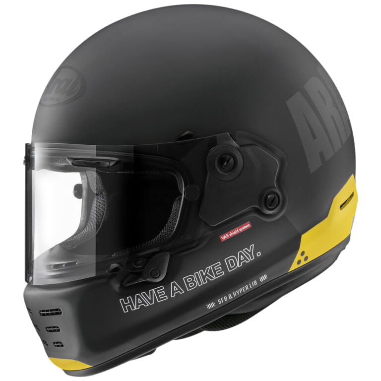 Arai RAPIDE-NEO HAVE A BIKE DAY｜アライ「ラパイドネオ ハブ ア バイクデイ」新登場！ 人気カラーを手がけた加藤ノブキ氏によるデザイン第3弾