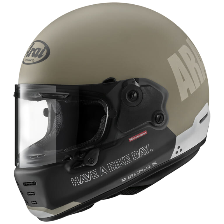 Arai RAPIDE-NEO HAVE A BIKE DAY｜アライ「ラパイドネオ ハブ ア バイクデイ」新登場！ 人気カラーを手がけた加藤ノブキ氏によるデザイン第3弾