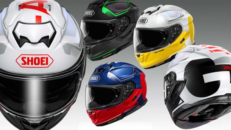 SHOEI「GT-Air3」の機種名を大胆にあしらった新グラフィック『MIKE』登場！ 10月発売へ