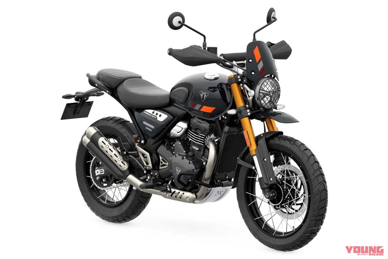 トライアンフ|スクランブラー400XC|2026年モデル|普通二輪免許で乗れるトライアンフ 新型「スクランブラー400 XC」発表! チューブレススポークホイールやガード類を備えた本格派へ