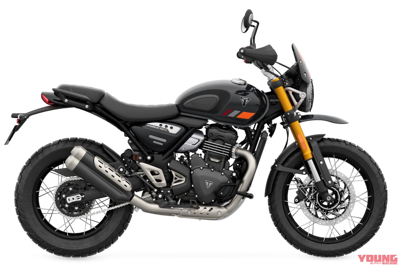 トライアンフ|スクランブラー400XC|2026年モデル|普通二輪免許で乗れるトライアンフ 新型「スクランブラー400 XC」発表! チューブレススポークホイールやガード類を備えた本格派へ