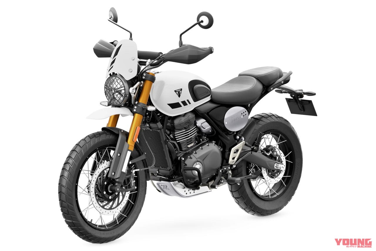 トライアンフ|スクランブラー400XC|2026年モデル|普通二輪免許で乗れるトライアンフ 新型「スクランブラー400 XC」発表! チューブレススポークホイールやガード類を備えた本格派へ