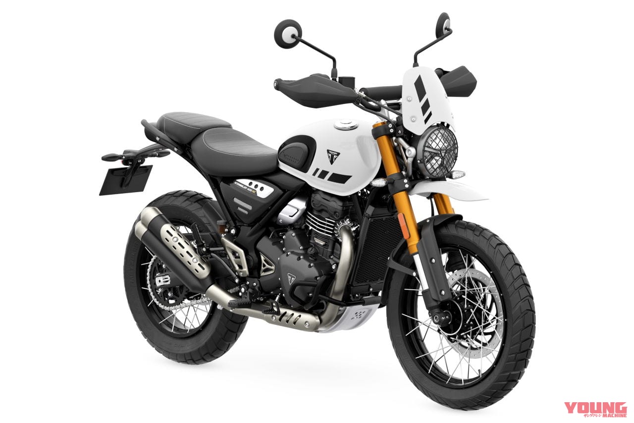 トライアンフ|スクランブラー400XC|2026年モデル|普通二輪免許で乗れるトライアンフ 新型「スクランブラー400 XC」発表! チューブレススポークホイールやガード類を備えた本格派へ