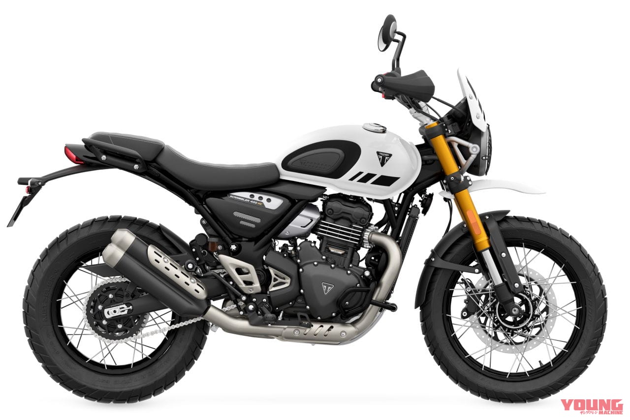 トライアンフ|スクランブラー400XC|2026年モデル|普通二輪免許で乗れるトライアンフ 新型「スクランブラー400 XC」発表! チューブレススポークホイールやガード類を備えた本格派へ