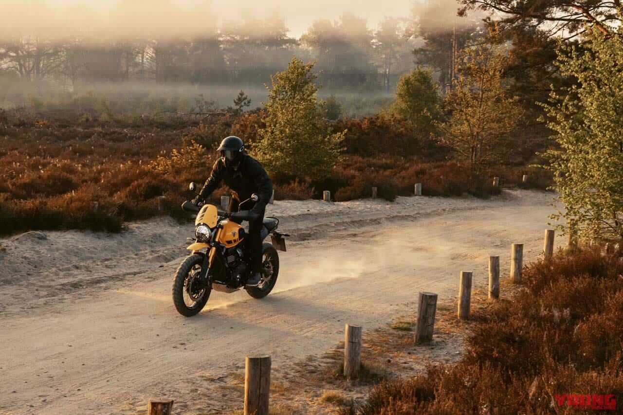 トライアンフ|スクランブラー400XC|2026年モデル|普通二輪免許で乗れるトライアンフ 新型「スクランブラー400 XC」発表! チューブレススポークホイールやガード類を備えた本格派へ