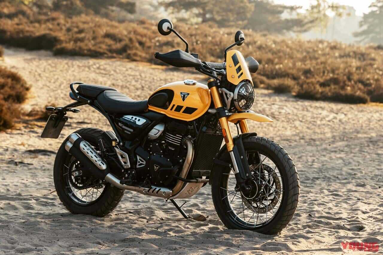 トライアンフ｜スクランブラー400XC｜2026年モデル｜普通二輪免許で乗れるトライアンフ 新型「スクランブラー400 XC」発表！ チューブレススポークホイールやガード類を備えた本格派へ