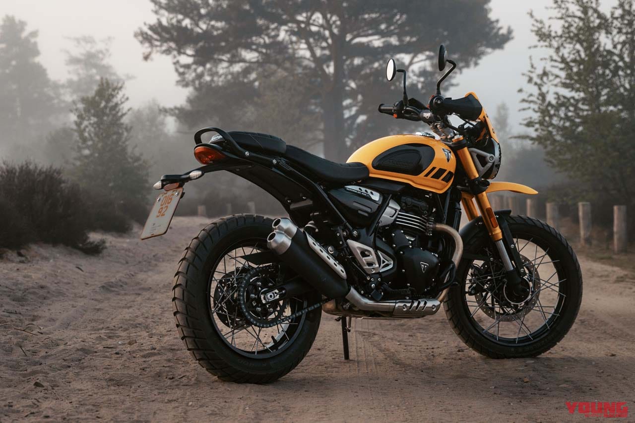 トライアンフ｜スクランブラー400XC｜2026年モデル｜普通二輪免許で乗れるトライアンフ 新型「スクランブラー400 XC」発表！ チューブレススポークホイールやガード類を備えた本格派へ