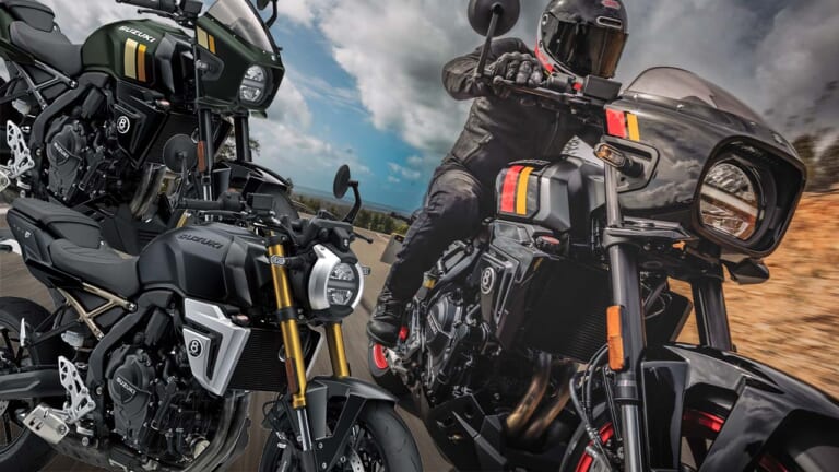【速報】スズキ新型車「GSX-8T / GSX-8TT」登場!! 昭和のロードスター/ロードレーサーをオマージュした本気のネオクラシック