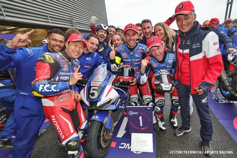 世界耐久選手権に参戦するF.C.C. TSR Honda Franceは、2025年EWC第2戦 スパ8時間耐久レースで優勝!｜F.C.C. TSR Honda France鈴鹿8耐に参戦!｜2025 EWC暫定ランキング4位からさらに高みを目指す!
