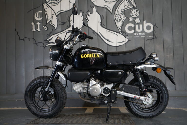ゴリラ125 プロトタイプ｜タイ仕様｜「待ってたやつ!!」ホンダ新『ゴリラ125 プロトタイプ』登場！ 鉄製ビッグタンクと鋲打ちシートでモンキー125が転生【海外】