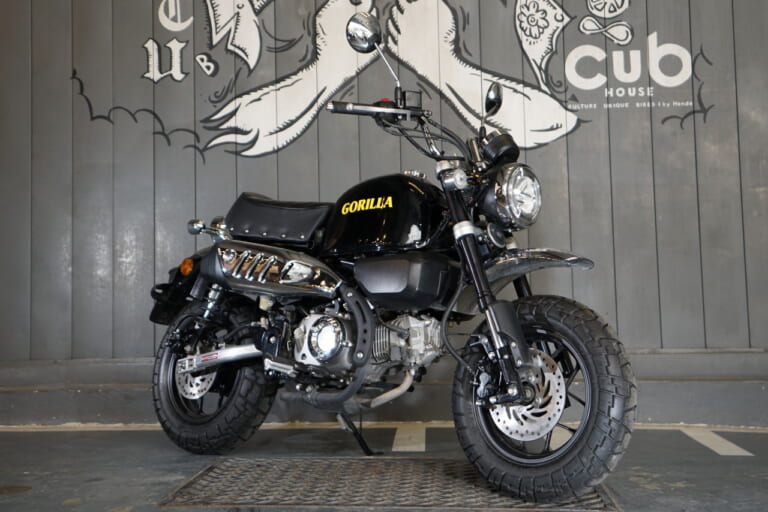 ゴリラ125 プロトタイプ｜タイ仕様｜「待ってたやつ!!」ホンダ新『ゴリラ125 プロトタイプ』登場！ 鉄製ビッグタンクと鋲打ちシートでモンキー125が転生【海外】