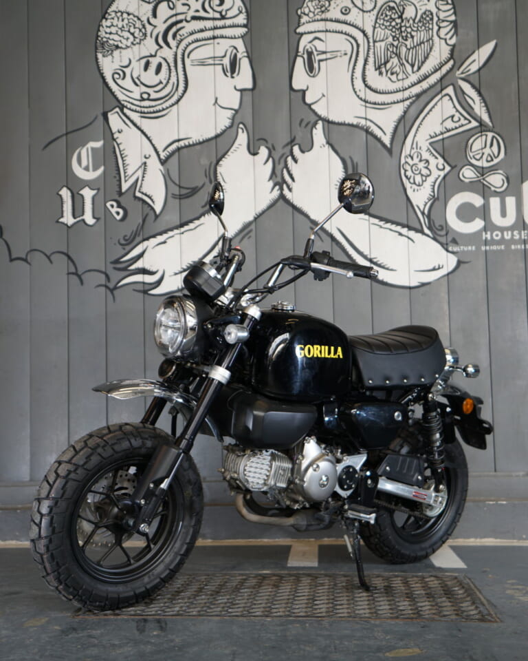ゴリラ125 プロトタイプ｜タイ仕様｜「待ってたやつ!!」ホンダ新『ゴリラ125 プロトタイプ』登場！ 鉄製ビッグタンクと鋲打ちシートでモンキー125が転生【海外】