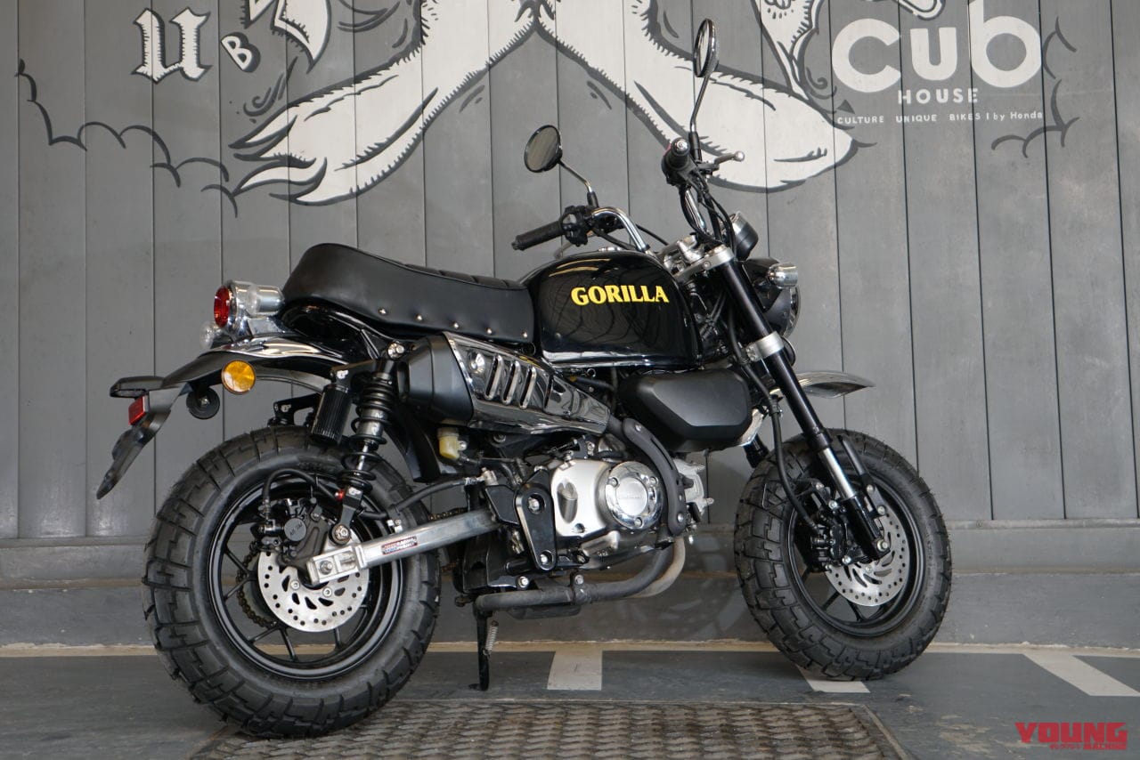ゴリラ125 プロトタイプ｜タイ仕様｜「待ってたやつ!!」ホンダ新『ゴリラ125 プロトタイプ』登場！ 鉄製ビッグタンクと鋲打ちシートでモンキー125が転生【海外】