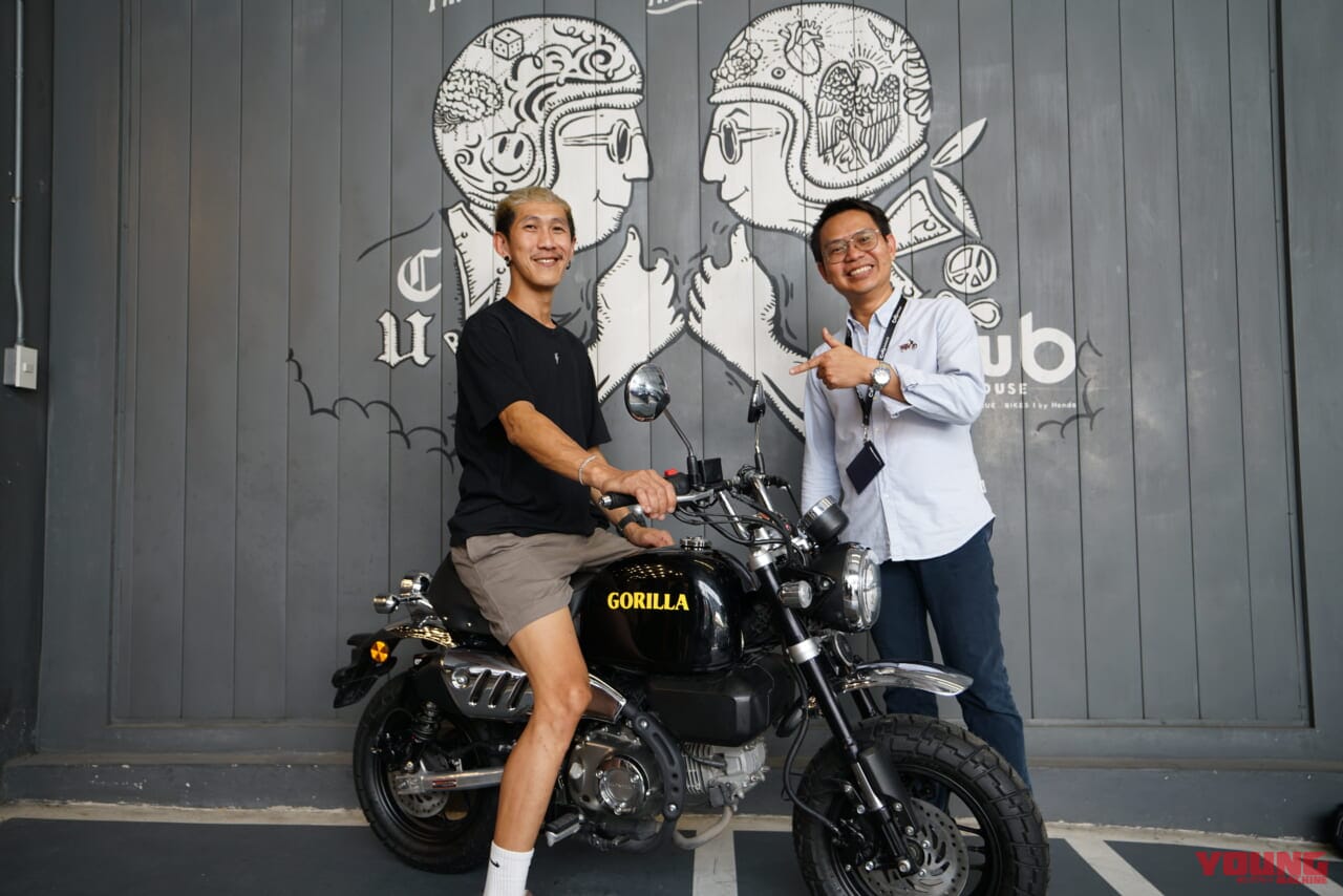 ゴリラ125 プロトタイプ｜タイ仕様｜「待ってたやつ!!」ホンダ新『ゴリラ125 プロトタイプ』登場！ 鉄製ビッグタンクと鋲打ちシートでモンキー125が転生【海外】