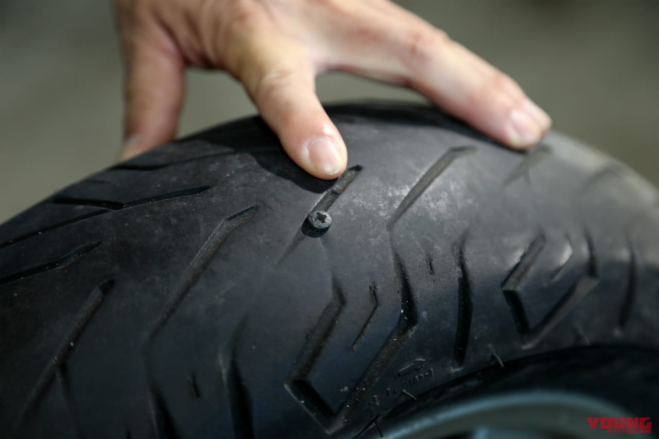 ネジや釘|バイク パンク 修理を自分でやる時に注意したいポイントと落とし穴