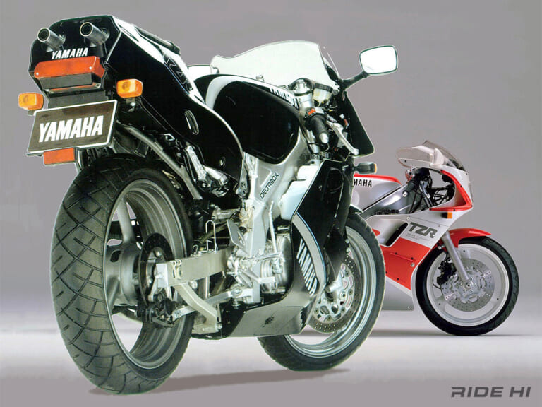 「いわゆるサンマ」TZR250（3MA）の後方排気はレーシングマシンTZ250の旋回安定確保が狙いだった