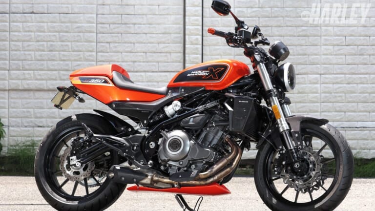 [ハーレーカスタム] カーボン外装をまとったユーロピアンムードのX350〈BLESS CREATION〉
