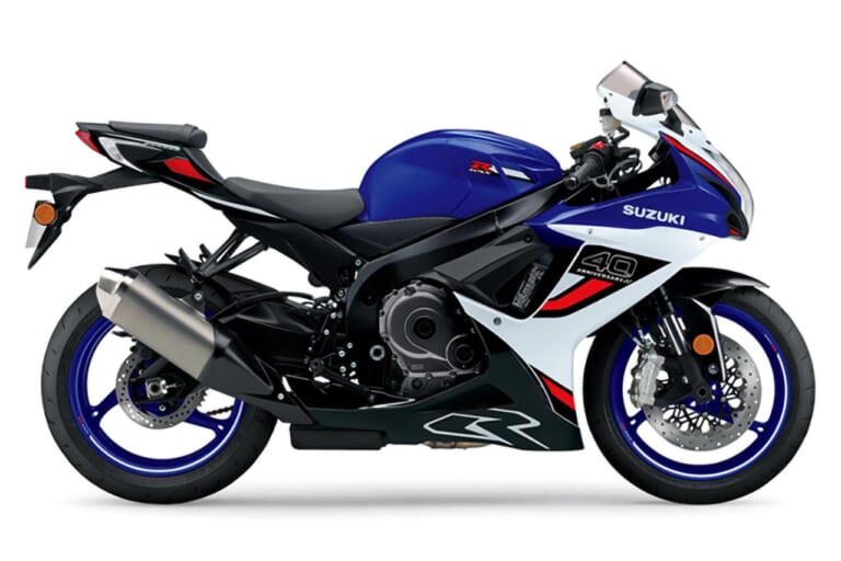 スズキ｜GSX-R600｜北米仕様｜2026年モデル｜こっちも40周年記念カラー！ 北米で生き残るスズキ「GSX-R750」「GSX-R600」に新型R1000とお揃いの青×白が登場