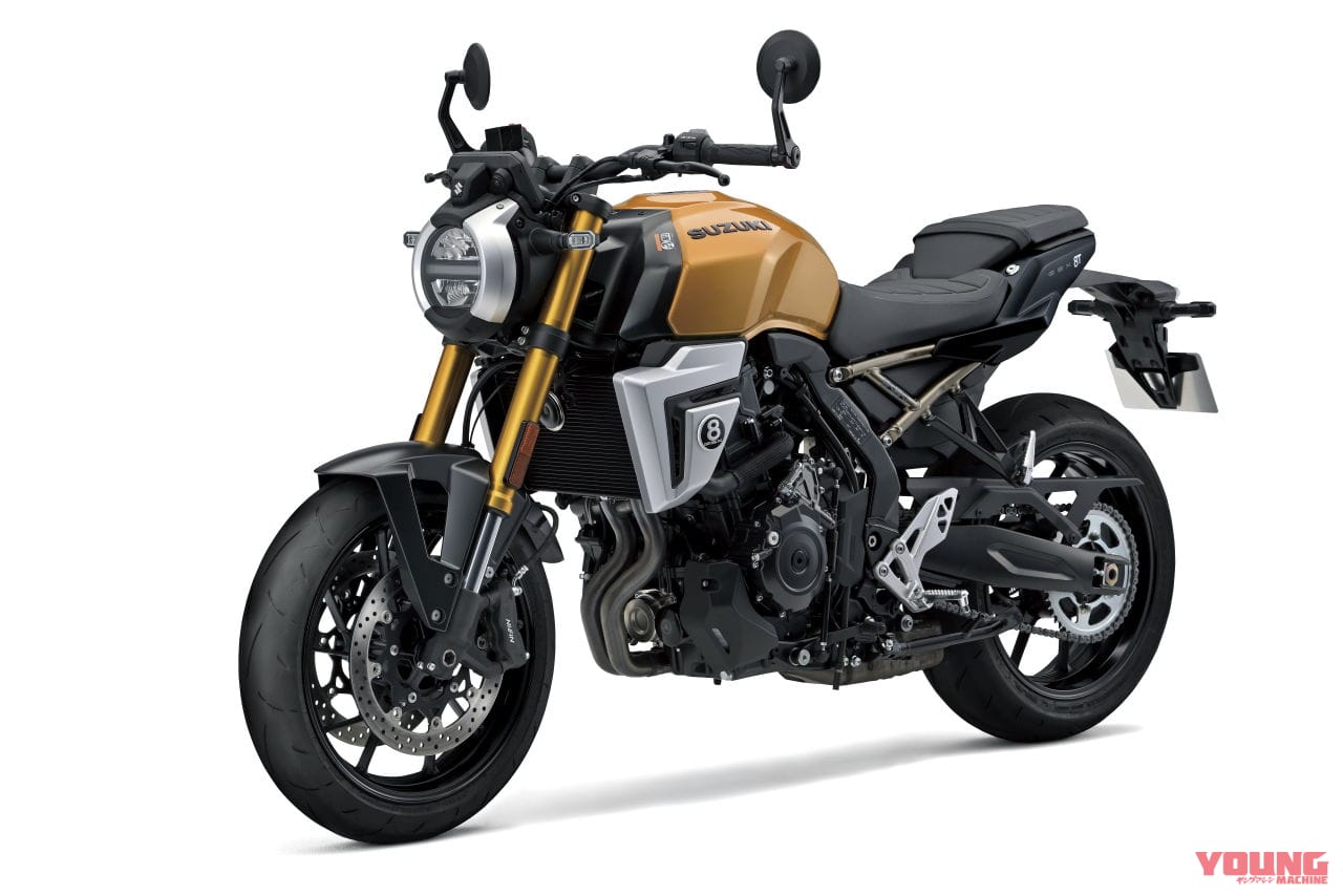 |【速報】スズキ新型車「GSX-8T / GSX-8TT」登場!! 昭和のロードスター/ロードレーサーをオマージュした本気のネオクラシック