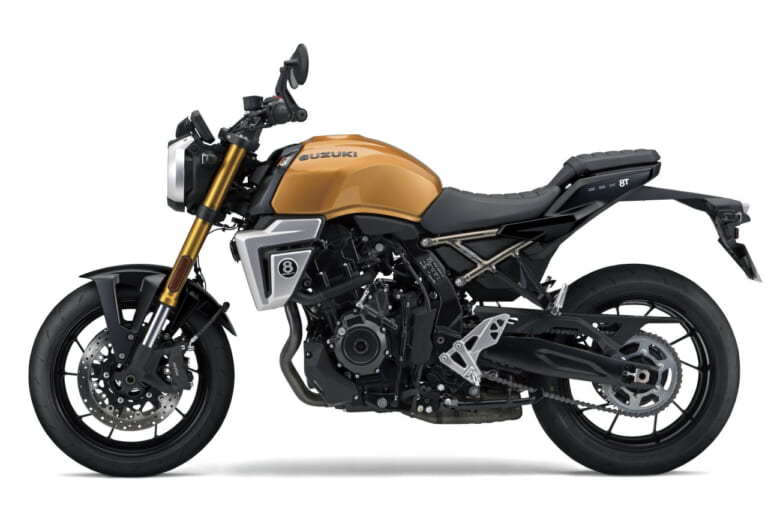 スズキ｜GSX-8T｜2025年モデル｜輸出仕様｜【速報】スズキ新型車「GSX-8T / GSX-8TT」登場!! 昭和のロードスター/ロードレーサーをオマージュした本気のネオクラシック