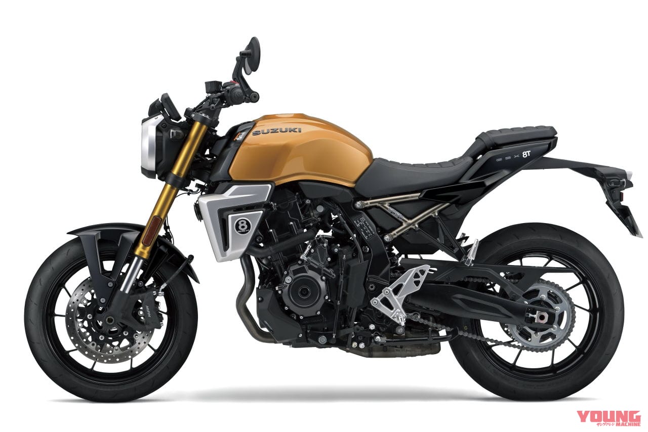 ｜【速報】スズキ新型車「GSX-8T / GSX-8TT」登場!! 昭和のロードスター/ロードレーサーをオマージュした本気のネオクラシック