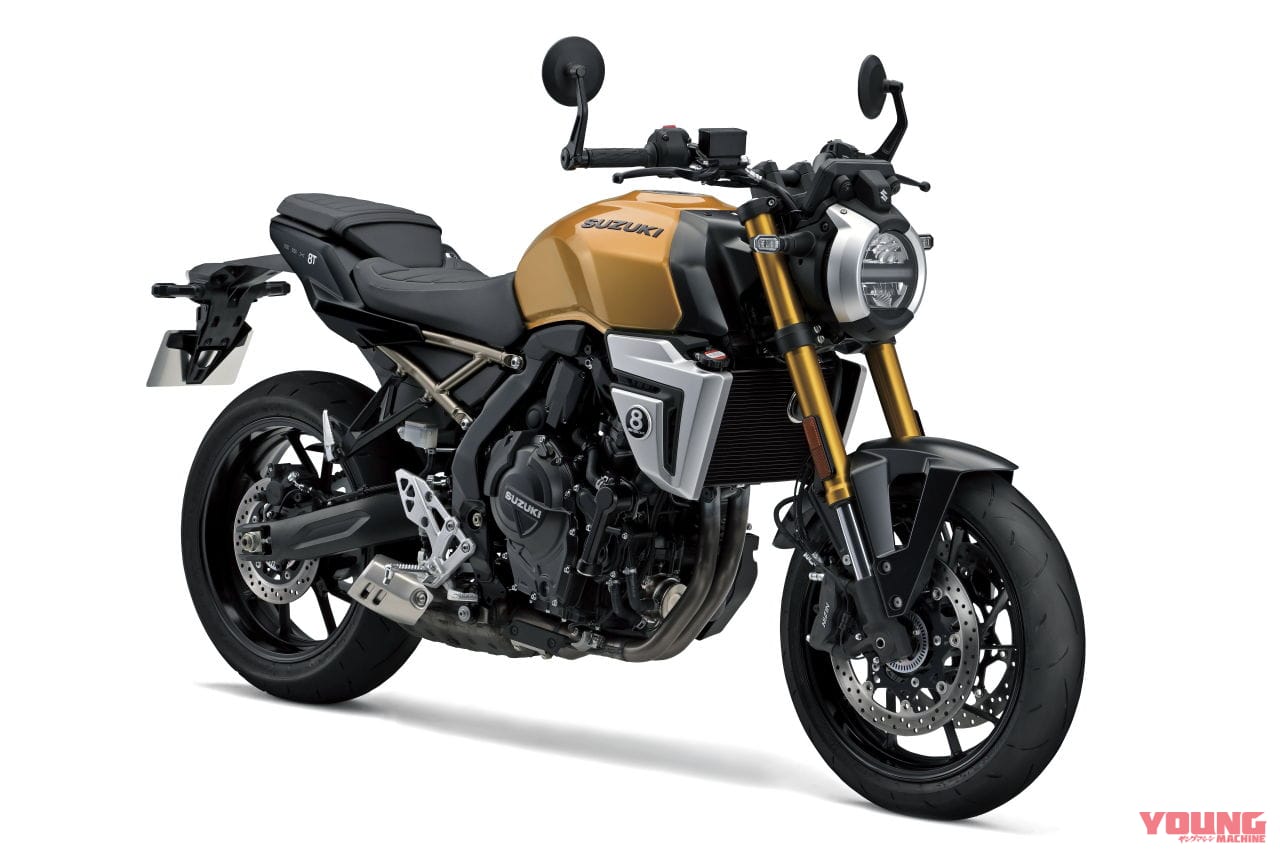 |【速報】スズキ新型車「GSX-8T / GSX-8TT」登場!! 昭和のロードスター/ロードレーサーをオマージュした本気のネオクラシック