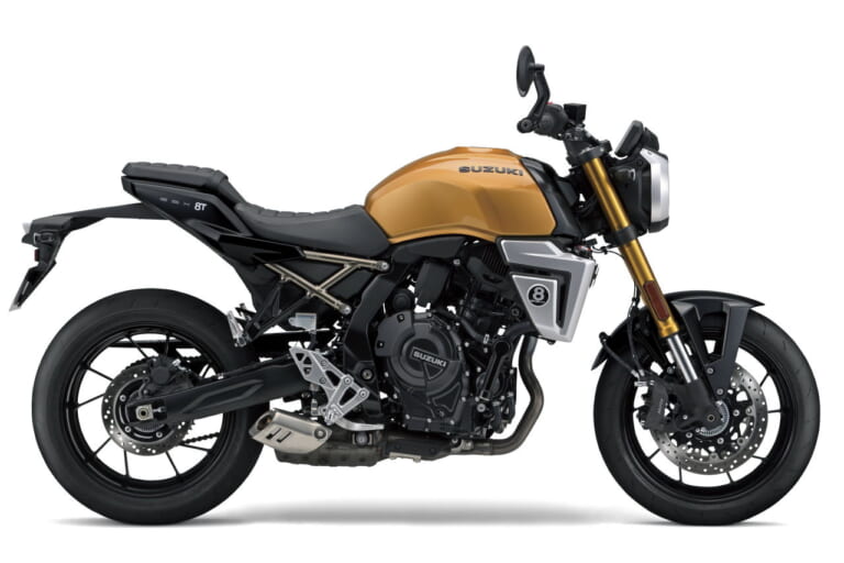 スズキ｜GSX-8T｜2025年モデル｜輸出仕様｜【速報】スズキ新型車「GSX-8T / GSX-8TT」登場!! 昭和のロードスター/ロードレーサーをオマージュした本気のネオクラシック