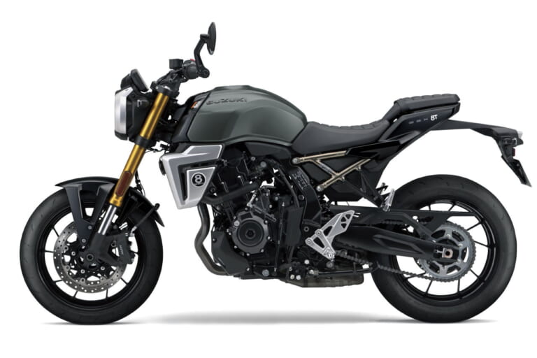 スズキ｜GSX-8T｜2025年モデル｜輸出仕様｜【速報】スズキ新型車「GSX-8T / GSX-8TT」登場!! 昭和のロードスター/ロードレーサーをオマージュした本気のネオクラシック