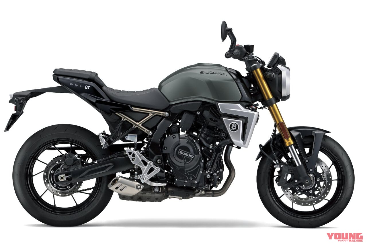 |【速報】スズキ新型車「GSX-8T / GSX-8TT」登場!! 昭和のロードスター/ロードレーサーをオマージュした本気のネオクラシック