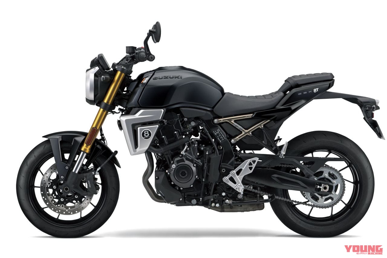 |【速報】スズキ新型車「GSX-8T / GSX-8TT」登場!! 昭和のロードスター/ロードレーサーをオマージュした本気のネオクラシック