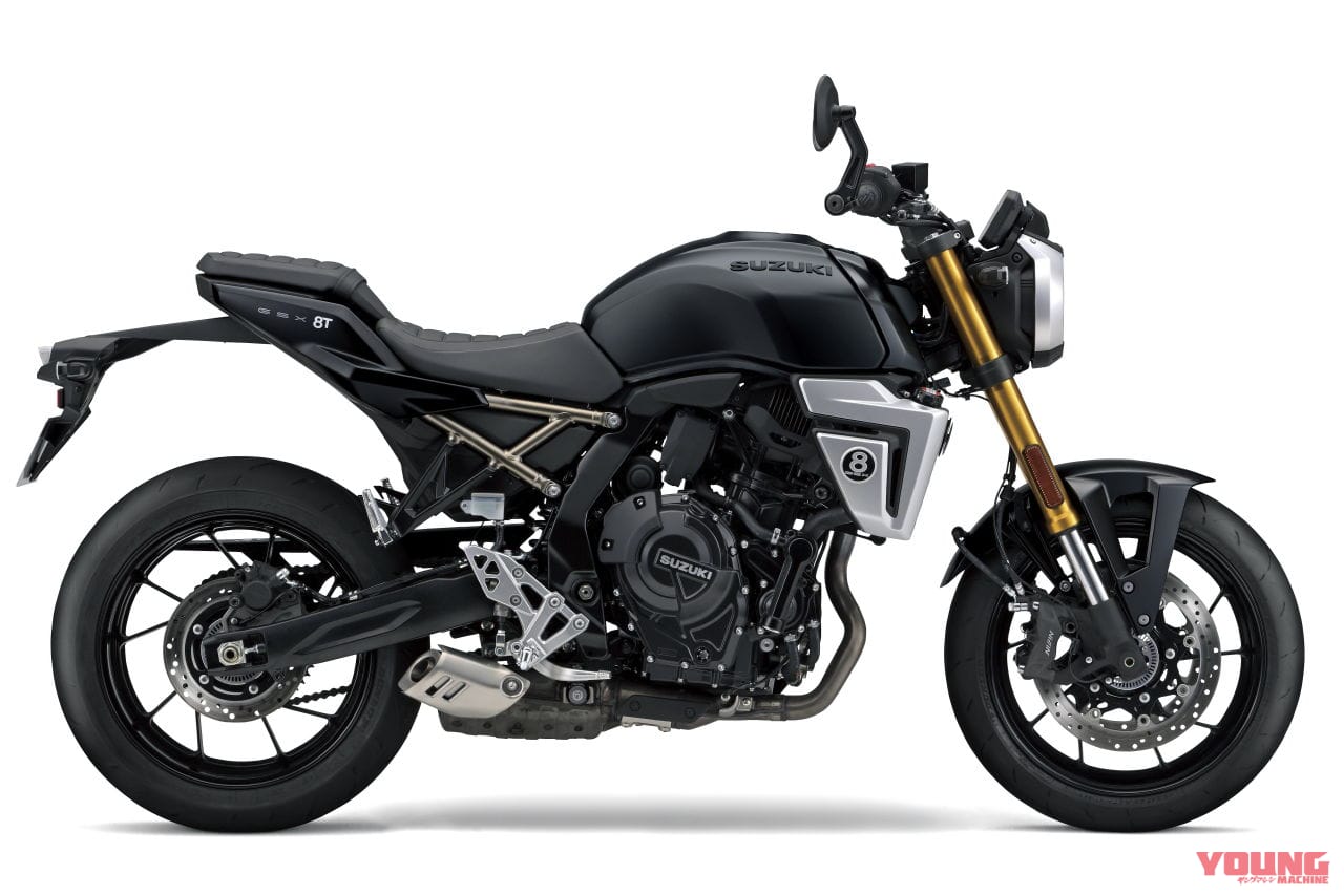 |【速報】スズキ新型車「GSX-8T / GSX-8TT」登場!! 昭和のロードスター/ロードレーサーをオマージュした本気のネオクラシック