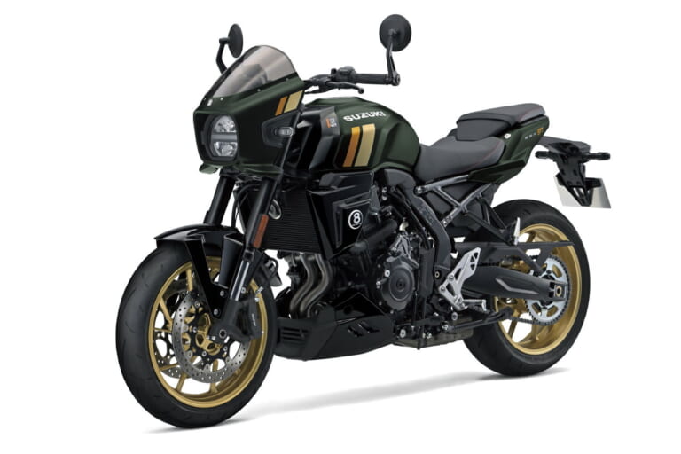 スズキ|GSX-8TT|2025年モデル|輸出仕様|【速報】スズキ新型車「GSX-8T / GSX-8TT」登場!! 昭和のロードスター/ロードレーサーをオマージュした本気のネオクラシック