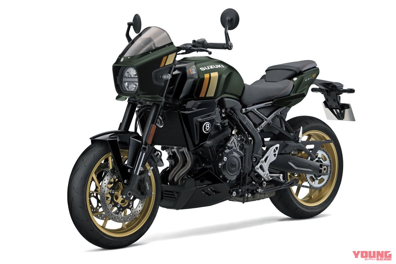 ｜【速報】スズキ新型車「GSX-8T / GSX-8TT」登場!! 昭和のロードスター/ロードレーサーをオマージュした本気のネオクラシック