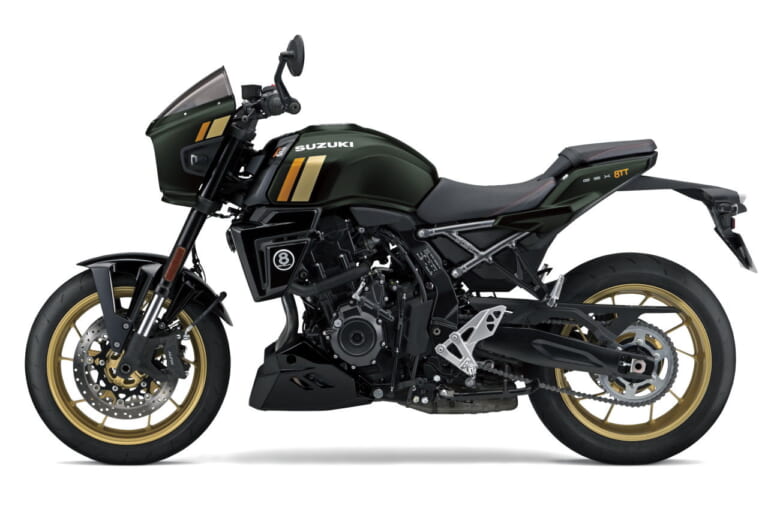 スズキ|GSX-8TT|2025年モデル|輸出仕様|【速報】スズキ新型車「GSX-8T / GSX-8TT」登場!! 昭和のロードスター/ロードレーサーをオマージュした本気のネオクラシック